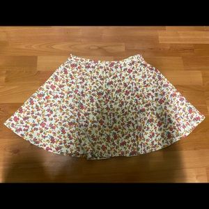 Pacsun floral mini skirt